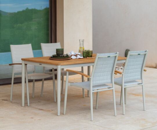 Garden FurnitureLifestyle Garden Topaz Coral Sand 4 Seat SetMaize / Stone